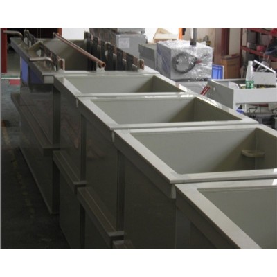 PVC water tank for electroplating